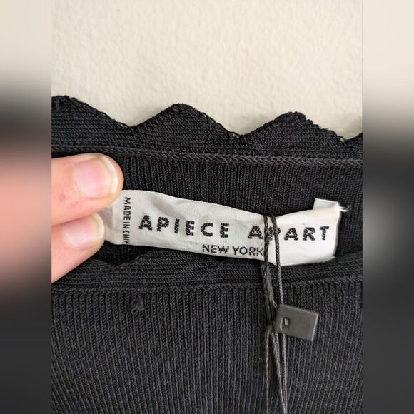 Apiece Apart Black Sheath Dress Size S Black - Picture 2 of 9